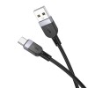 Кабель HOCO Type-C Energy silicone charging data cable X109 |1m, 3A| black