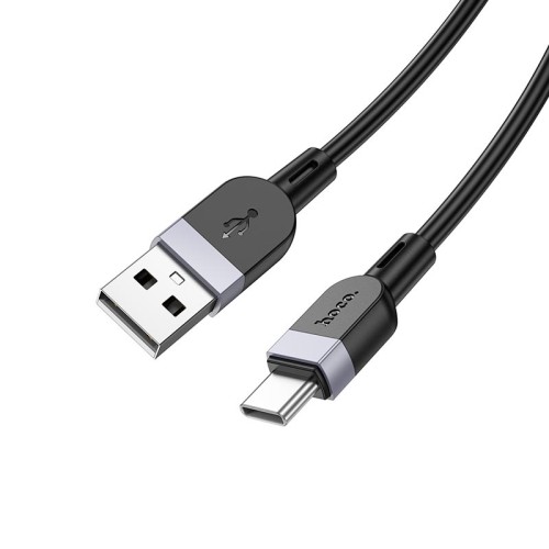 Кабель HOCO Type-C Energy silicone charging data cable X109 |3m, 3A| black