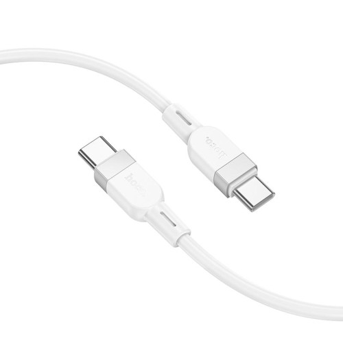 Кабель HOCO Type-C to Type-C Energy silicone charging data cable X109 |1m, 60W| black