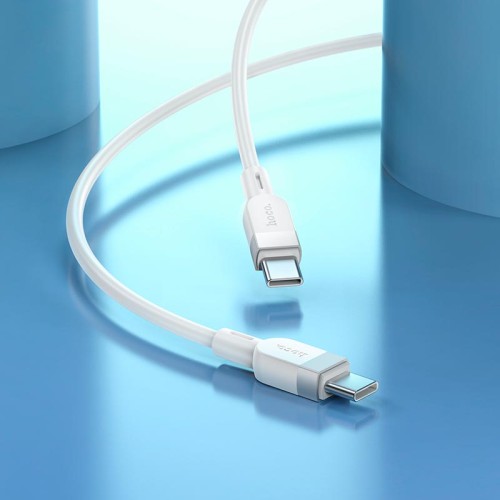 Кабель HOCO Type-C to Type-C Energy silicone charging data cable X109 |1m, 60W| black