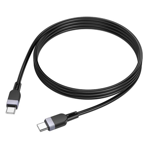Кабель HOCO Type-C to Type-C Energy silicone charging data cable X109 |1m, 60W| white