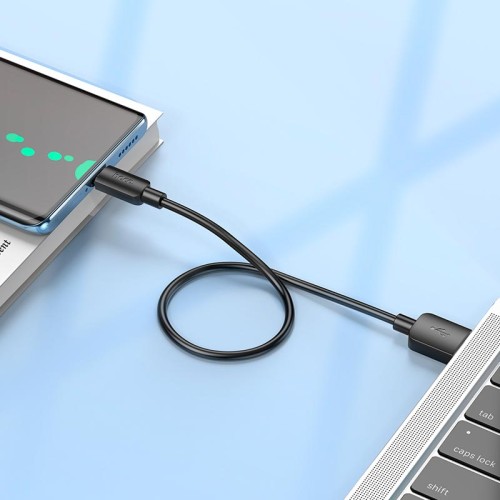Кабель HOCO Type-C Hyper charging data cable X96 |0.25M, 100W/6A| white