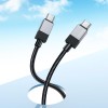 Кабель HOCO Type-C to Type-C Honorific charging data cable X110 |1m, 60W| black