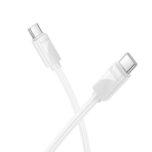Кабель HOCO Type-C to Type-C Energy charging data cable X114 |1m, 60W/3A| white