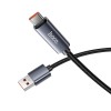 Кабель HOCO Type-C Favor 5A charging data cable with display X112 |1m, 5A| black