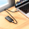 Кабель HOCO Type-C to Type-C USB 3.0 excellent speed cable US10 |0.5m, 3A, 5Gbps| black