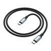 Кабель HOCO Type-C to Type-C USB 3.0 excellent speed cable US10 |0.5m, 3A, 5Gbps| black
