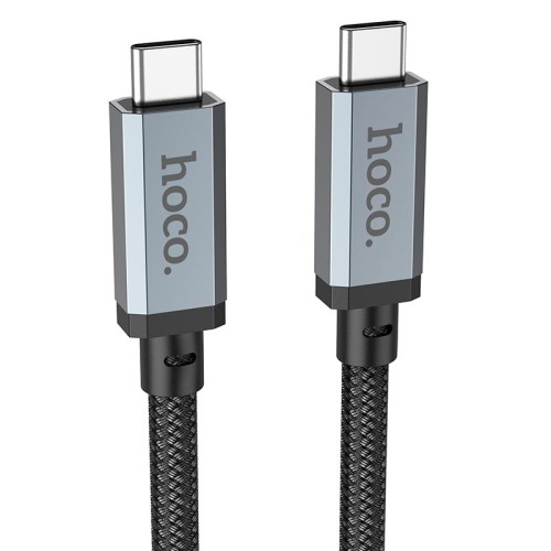 Кабель HOCO USB4 HD high speed data cable US05 |1m, 100W/5A, 8k| black