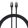 Кабель Baseus Discolor Series Fast Charging Cable USB-C to USB-C |100W, 1m| black