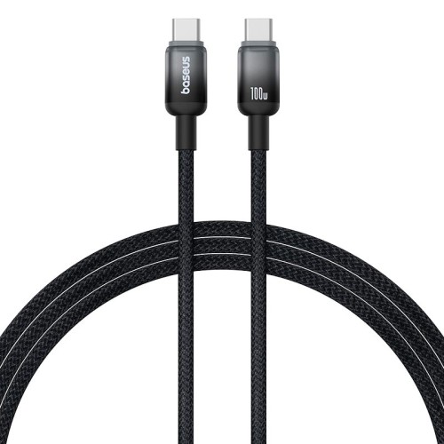 Кабель Baseus Discolor Series Fast Charging Cable USB-C to USB-C |100W, 1m| black