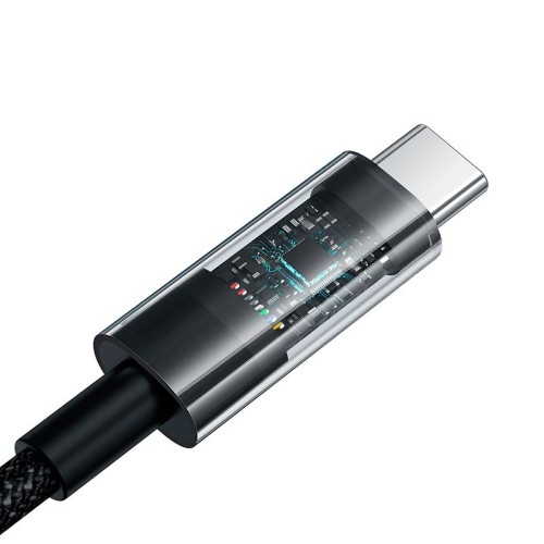 Кабель Baseus Gem Fast-Charging Data Cable USB to USB-C |100W/6A, 1m| black