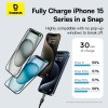 Кабель Baseus Gem Fast-Charging Data Cable USB-C to USB-C |100W, 1m| black