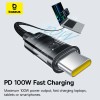 Кабель Baseus Gem Fast-Charging Data Cable USB-C to USB-C |100W, 1m| black