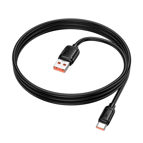 Кабель HOCO Type-C Surpass fast charging data cable X115 |1m, 100W/5A| white