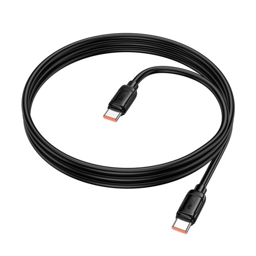 Кабель HOCO Type-C to Type-C Surpass fast charging data cable X115 |1m, 240W/5A| white