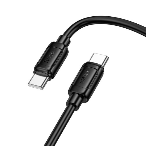 Кабель HOCO Type-C to Type-C Surpass  charging data cable X115 |1m, 60W/3A| black