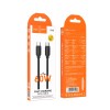 Кабель HOCO Type-C to Type-C Surpass  charging data cable X115 |1m, 60W/3A| white