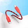 Кабель HOCO Type-C to Type-C Meridian charging data cable X116 1m, 60W/3A| purple