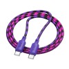 Кабель HOCO Type-C to Type-C Meridian charging data cable X116 1m, 60W/3A| red