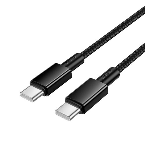 Кабель HOCO Type-C to Type-C Energy charging data cable X119 |1m, 60W| black