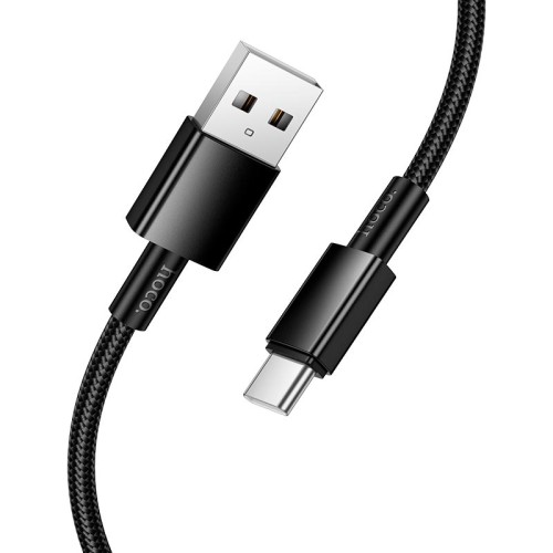 Кабель HOCO Type-C Energy charging data cable X119 |1m, 3A| black