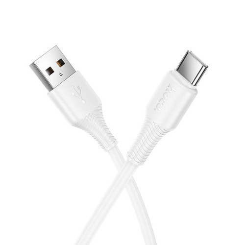 Кабель HOCO Type-C Beneficio charging data cable X120 |1m, 3A| white