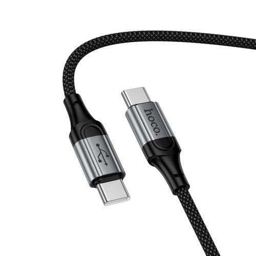 Кабель HOCO Type-C to Type-C Nuevo charging data cable X121 |1.5m, 60W| black