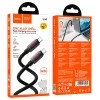 Кабель HOCO Type-C to Type-C Joy charging data cable U143 |1.2m, 240W| black