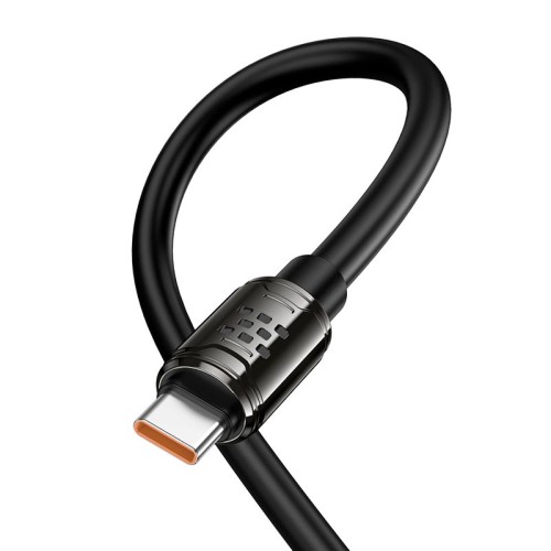 Кабель HOCO Type-C to Type-C Joy charging data cable U143 |1.2m, 240W| black