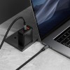 Кабель HOCO Type-C to Type-C Joy charging data cable U143 |1.2m, 240W| black