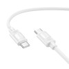Кабель HOCO C to C Benefit 60W silicone charging data cable X122 |1m, 60W| black