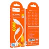 Кабель HOCO C to C Benefit 60W silicone charging data cable X122 |1m, 60W| black