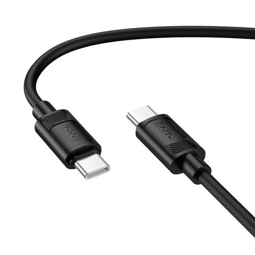 Кабель HOCO C to C Benefit 60W silicone charging data cable X122 |1m, 60W| white