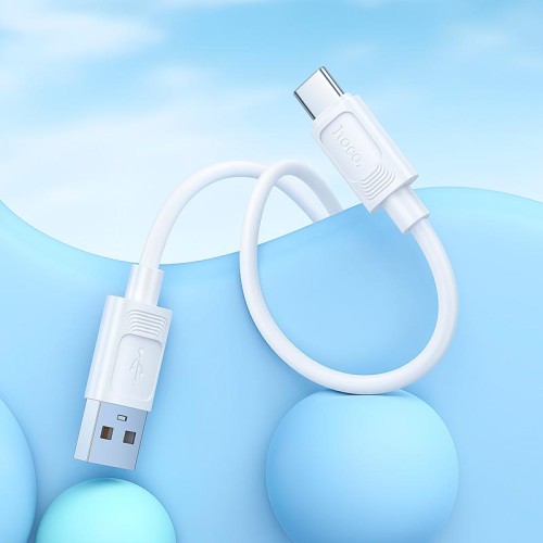 Кабель HOCO Type-C Benefit silicone charging data cable X122 |1m, 3A| black