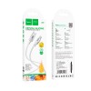 Кабель HOCO Type-C Crystal junction silicone charging data cable X99 |1m, 3A| grey