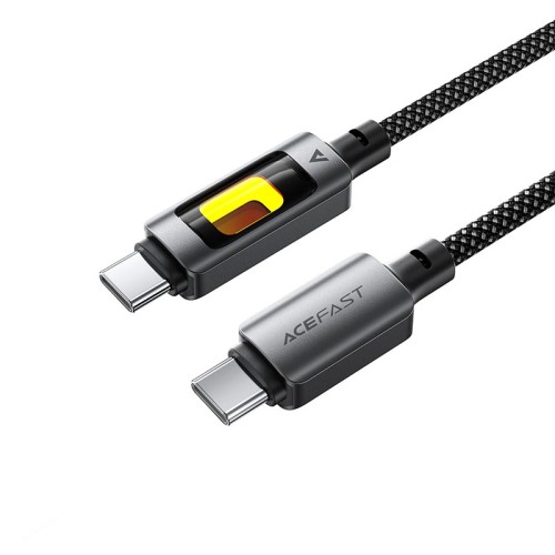 Кабель ACEFAST USB-C to USB-C fantasy color series braided Charging data cable C21-03 |1.2m, 60W/3A| black