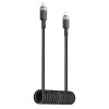 Кабель ACEFAST USB-C to USB-C spring charging data cable C14-03 |1.2m, 60W/3A| black