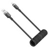 Кабель ACEFAST USB-A to USB-C spring charging data cable C14-04 |1.2m, 3A| black