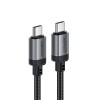 Кабель ACEFAST USB-C to USB-C aluminum alloy charging data cable C20-03 |1.2m, 60W/3A| black