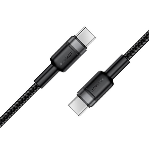 Кабель ACEFAST USB-C to USB-C aluminum alloy charging data cable C22-03 |1.2m, 60W/3A| black