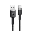 Кабель ACEFAST USB-A to USB-C aluminum alloy charging data cable C22-04 |1.2m, 3A| black