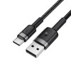 Кабель ACEFAST USB-A to USB-C aluminum alloy charging data cable C22-04 |1.2m, 3A| black