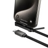 Кабель HOCO C to C Exquisite bracket charging data cable U150 |1.2m, 60W/3A| black