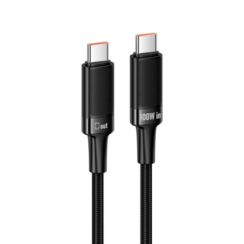 Кабель HOCO C to C Extreme PD multi-protocol charging cable U153 |1.2m, 100W| black