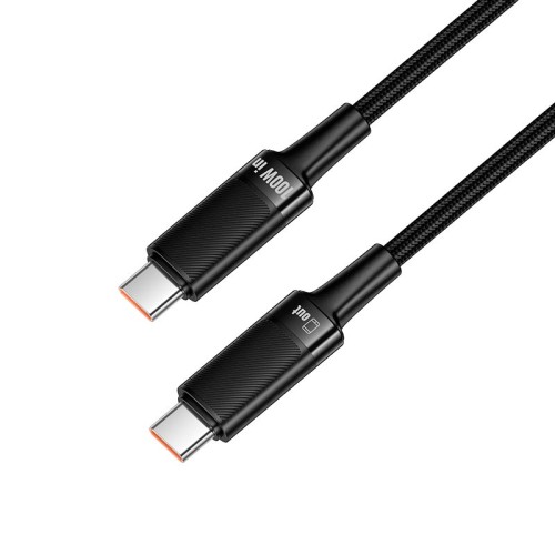 Кабель HOCO C to C Extreme PD multi-protocol charging cable U153 |1.2m, 100W| black