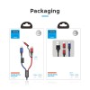 Кабель combo Micro USB / Lightning + Type-C JOYROOM s-M376 |1.3m, 3.5A| black