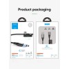 Кабель JOYROOM Combo Lightning + Micro USB + Type-C Magnetic Series 3in1 S-M408 |1.2m, 3A| green