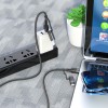 Кабель Hoco Combo 4 in 1 Type-C / USB to Type-C / Lightning Moulder fast charging data cable U106 |1.2m, black