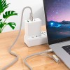 Кабель Hoco All-in-one charging data Cable USB / C to C / cigarette lighter U138 |1.2m, PD60W, 3A| grey