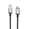 Кабель HOCO USB to Micro USB 3.0 excellent speed cable US10 |0.5m, 5Gbps| black